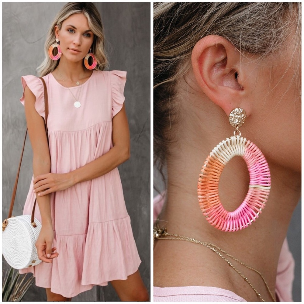 Clementine Woven Statement Earrings